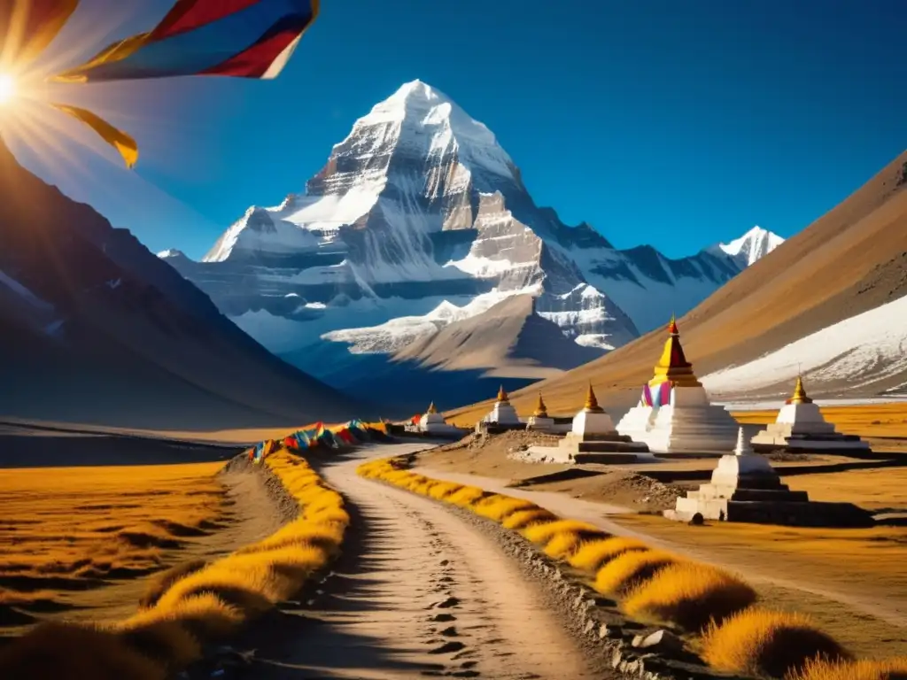 La fascinante historia del descubrimiento del Monte Kailash, majestuosa montaña sagrada en Tibet rodeada de paisaje impresionante