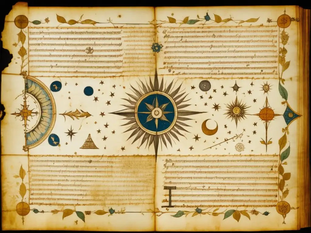 Manuscrito Voynich: Pergamino enigmático con ilustraciones y símbolos misteriosos