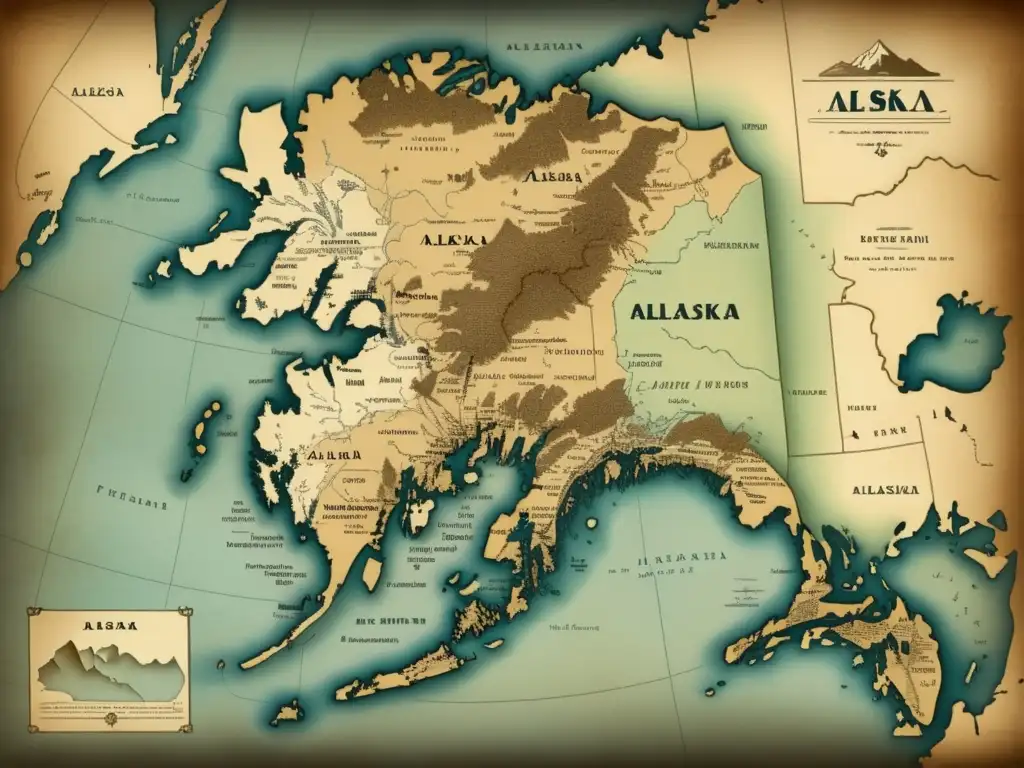 Mapa antiguo de Alaska: El Imperio Ruso y Aleksandr Baranov