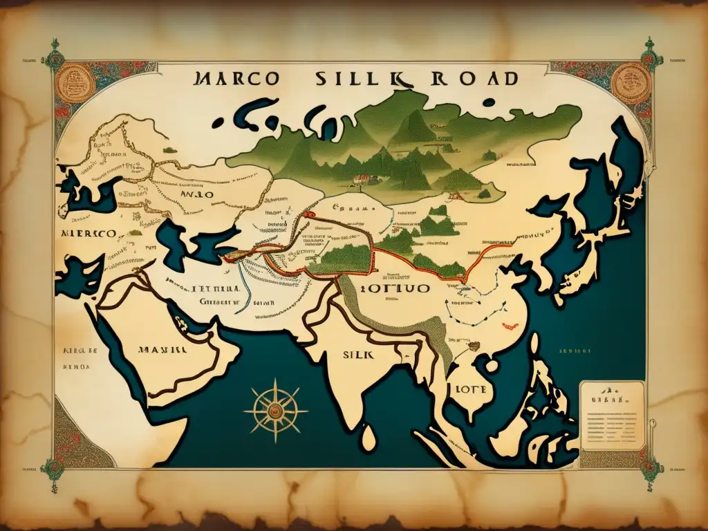 Ruta comercial histórica descubierta por Marco Polo