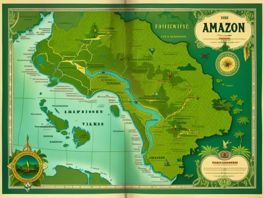 Mapa antiguo del Amazonas: Francisco de Orellana cambió la percepción del Amazonas para siempre