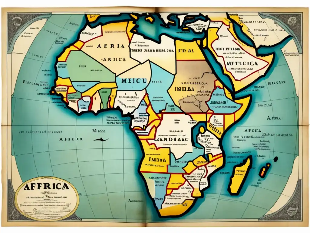 Mapa antiguo de África: Livingstone, Stanley y la cartografía del continente