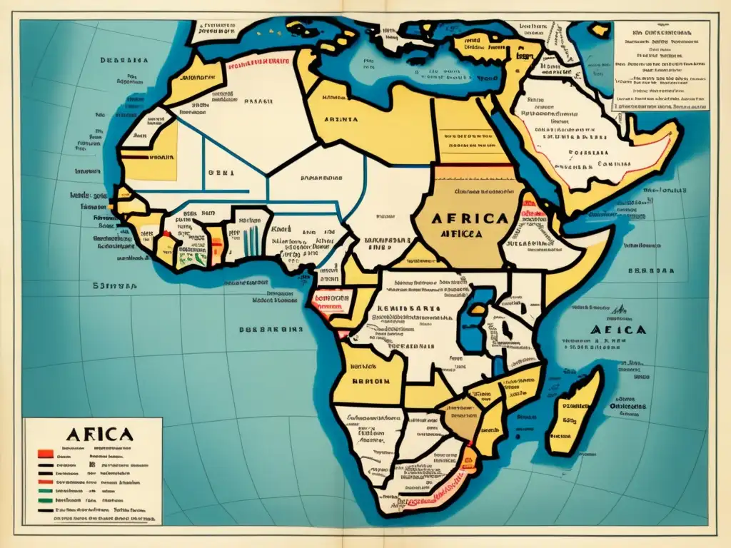 Mapa antiguo de África: paisajes, fauna y rutas comerciales - El mapa desconocido: Livingstone, Stanley y la cartografía de África