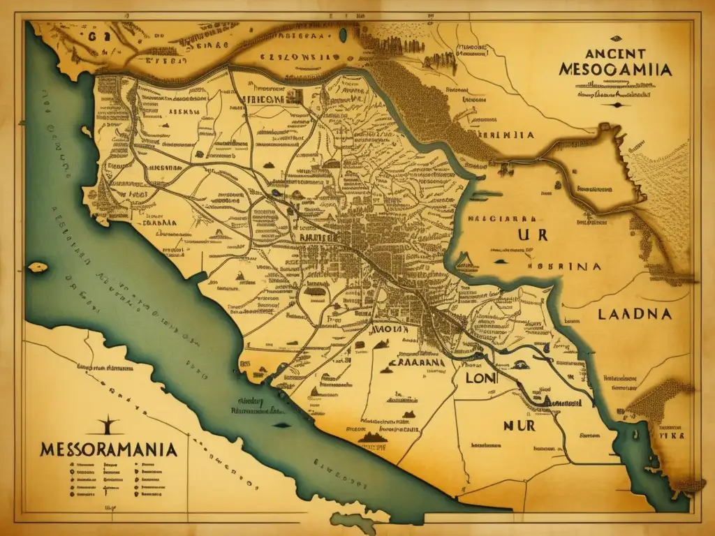 Mapa antiguo de Mesopotamia: historia fascinante de los mapas perdidos