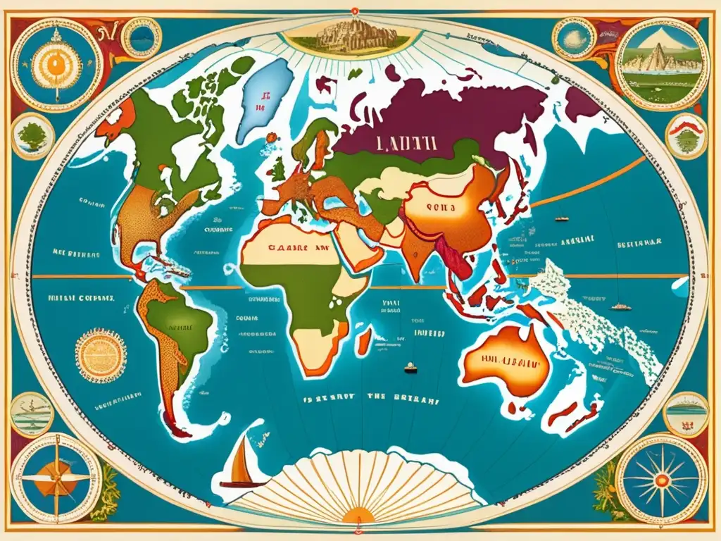 Mapa antiguo: cómo dieron forma al mundo actual