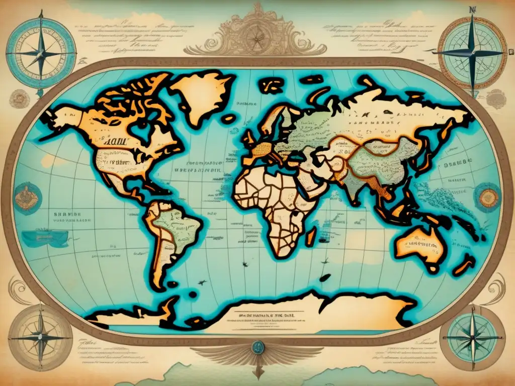 Mapa antiguo: La Magia de los Mapas Antiguos y su Papel en la Historia