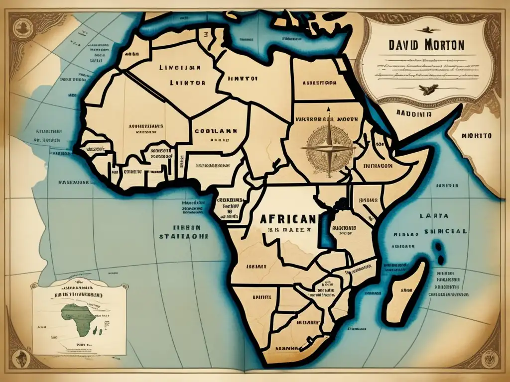 Mapa antiguo de África: Rastreando la Ruta de la Esclavitud