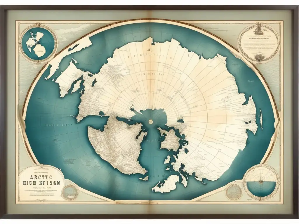 El sacrificio de la exploración: La inquietante historia de Henry Hudson en un mapa antiguo del Ártico