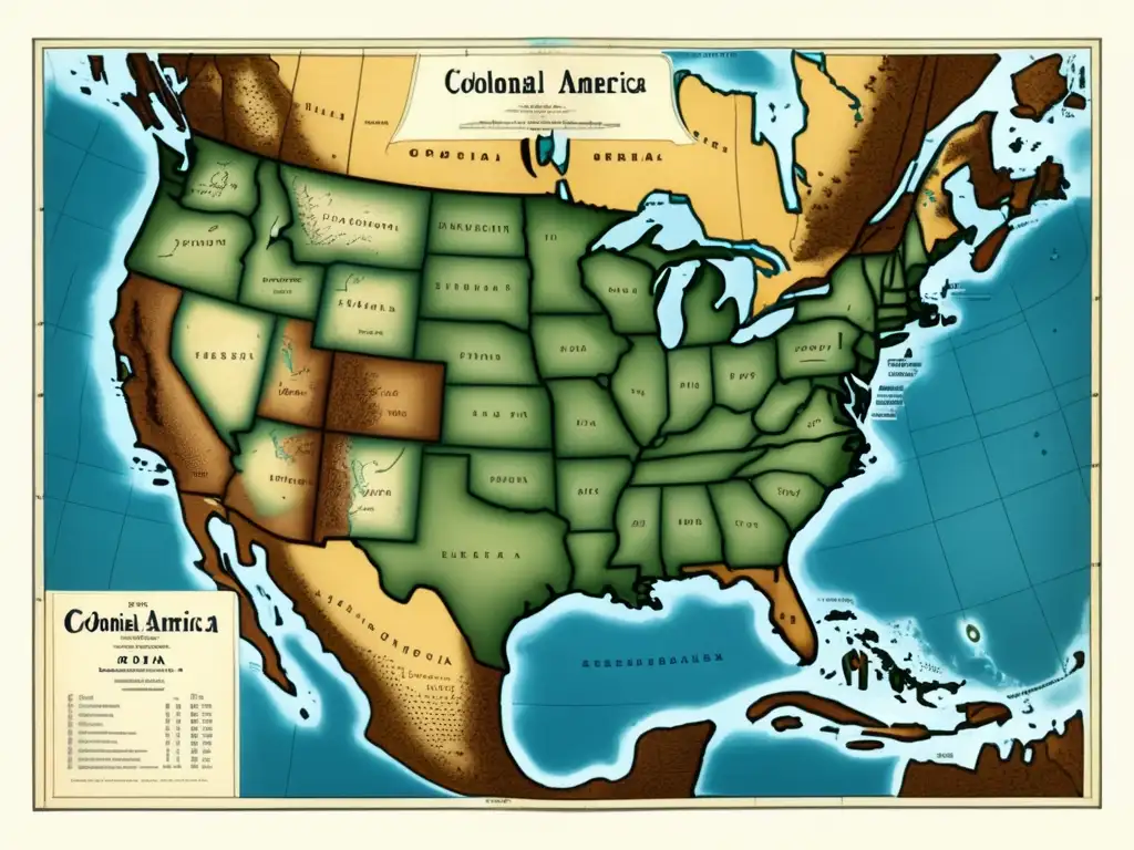 Mapa histórico: Colonial América - Legado de Hernán Cortés y la Conquista de México