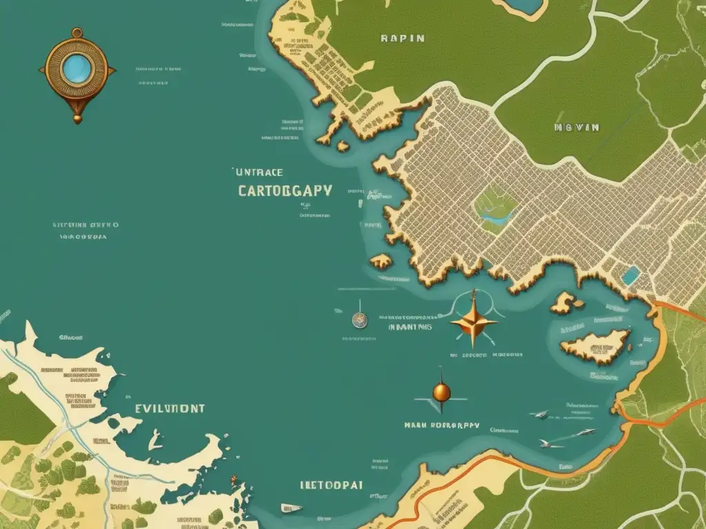 Mapa vintage de alta resolución Mapa vintage 8k: La evolución de la cartografía digital
