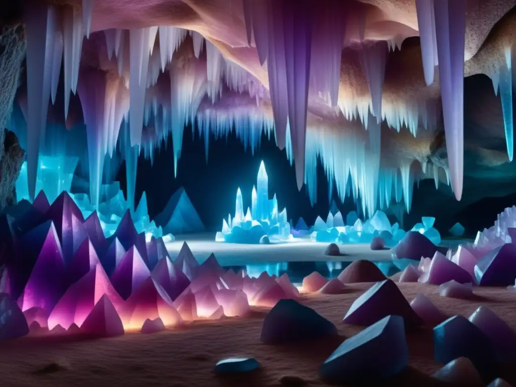 La belleza oculta de los cristales en cuevas impresionantes