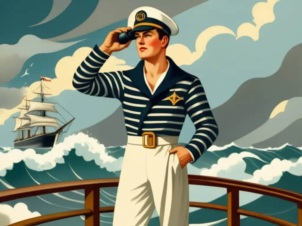 Marinero usando sextante en barco El poder del sextante: Dispositivo que revolucionó la navegación en alta mar