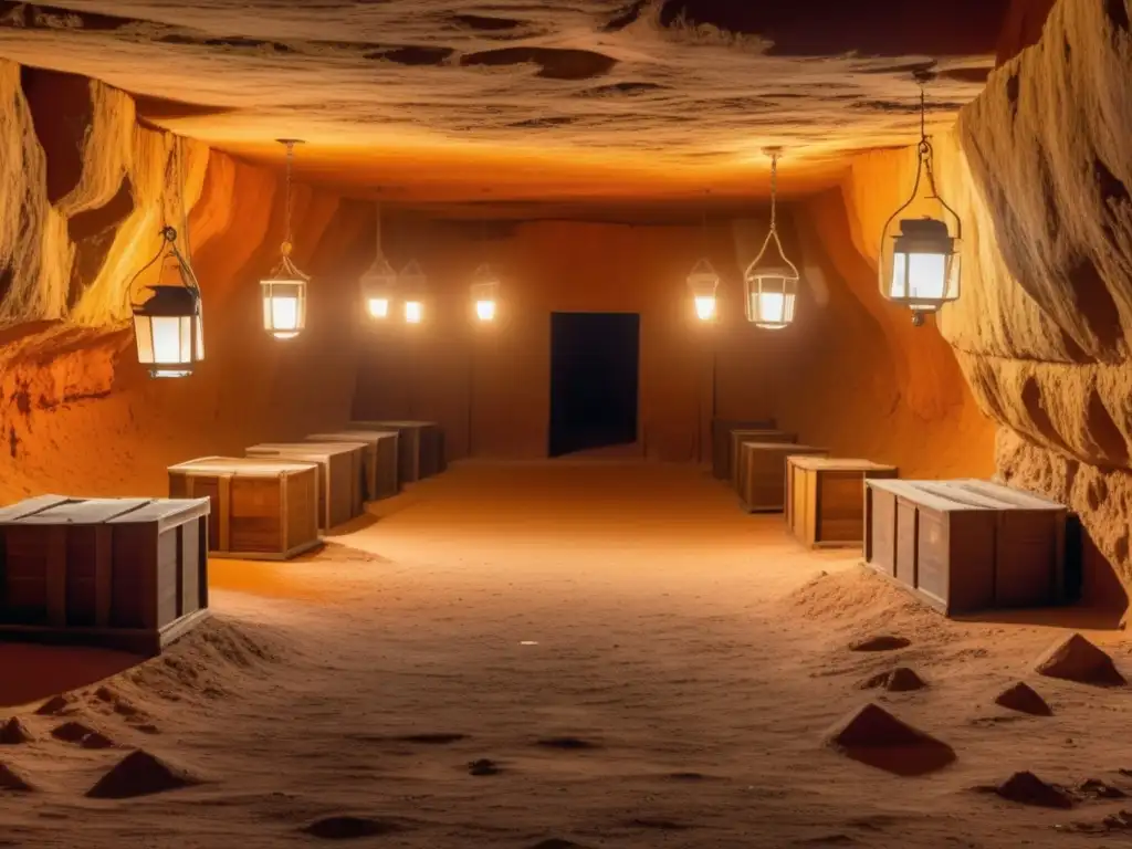 Mineros trabajando en la ciudad subterránea de Coober Pedy, Australia, extrayendo y comercializando opales