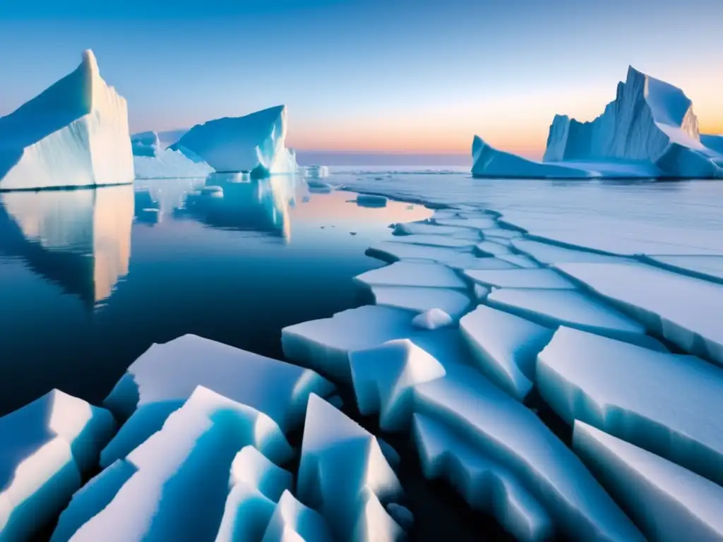 Paisaje ártico con hielo, expedición perdida de Franklin al Ártico