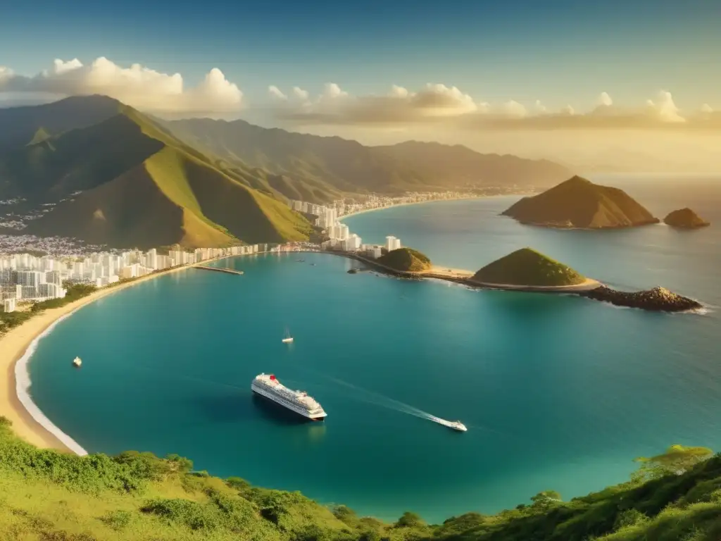 Vista panorámica de Santa Marta, Colombia: Ruta de Gonzalo Jiménez de Quesada - Un viaje al corazón de Colombia