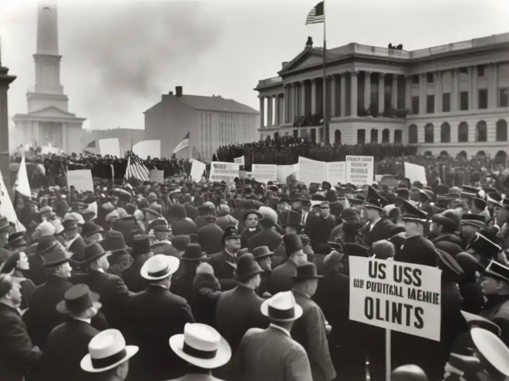 Protesta histórica en la plaza de la ciudad antes del naufragio del USS Maine