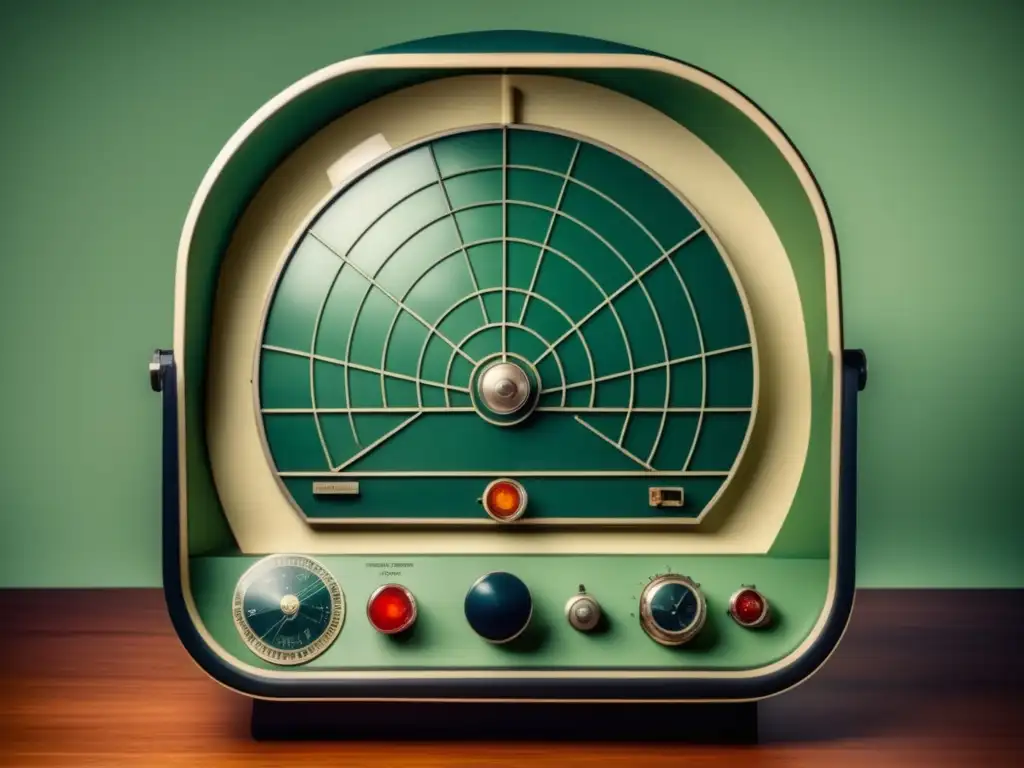 Consola radar vintage Consola vintage de radar: Tecnologías de navegación más allá de la visión humana