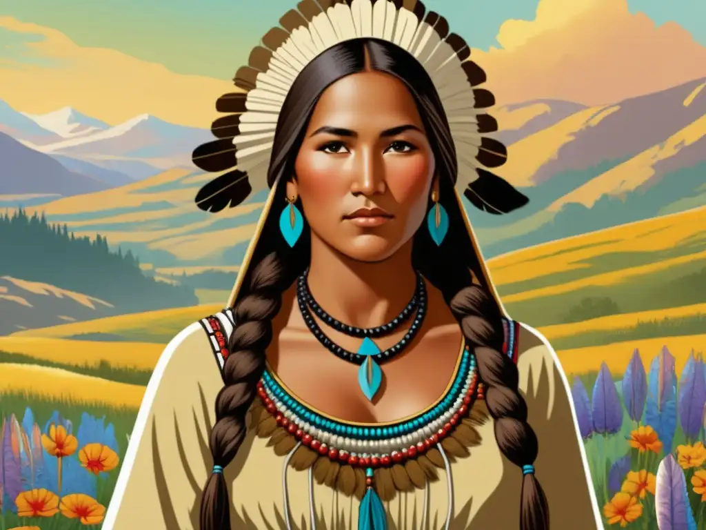 Infancia de Sacagawea en la naturaleza Sacagawea: La guía indígena que marcó la historia de la exploración en su tierna infancia en la pradera