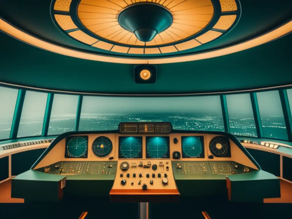 Sala de radar vintage Radar y sonar: Tecnologías de navegación más allá de la visión humana
