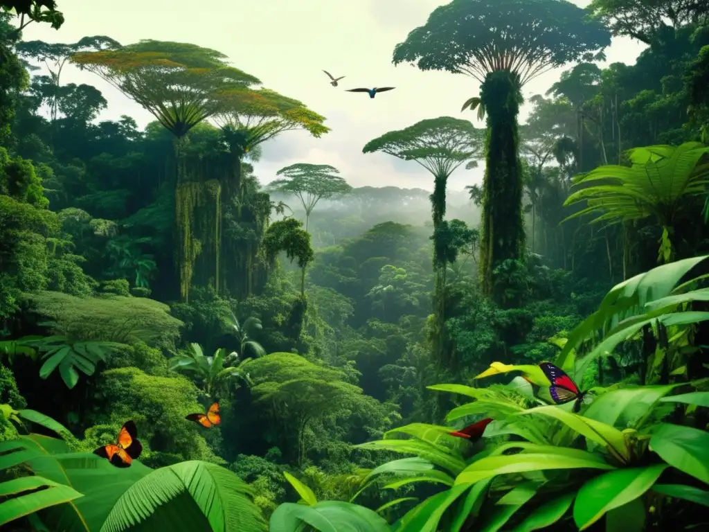 Paisaje del Amazonas con vida exuberante, comunidades indígenas y la exploración de Francisco de Orellana