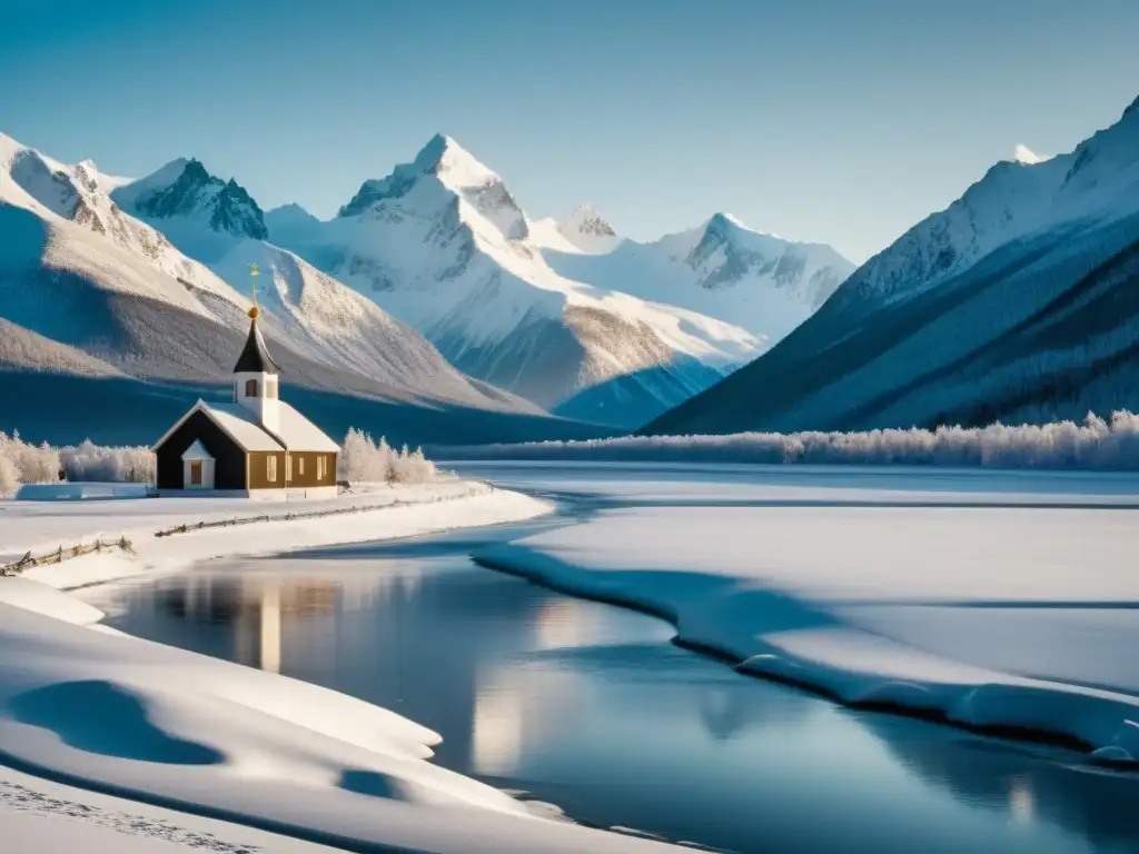 Paisaje invernal en Alaska: misiones ortodoxas y legado cultural