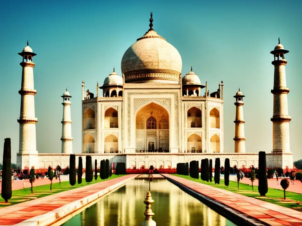 Taj Mahal en Agra, India: descubrimientos arqueológicos en Asia