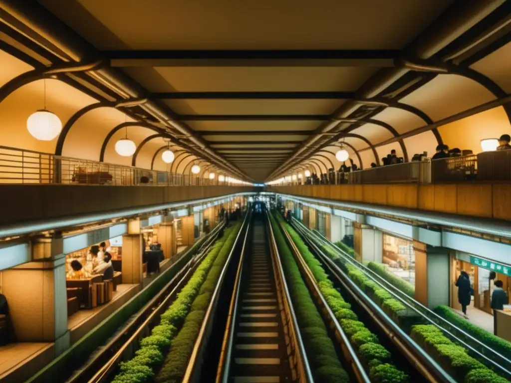 Ciudad subterránea de Tokio: vida vibrante y dinámica en un laberinto de túneles y espacios comerciales y recreativos