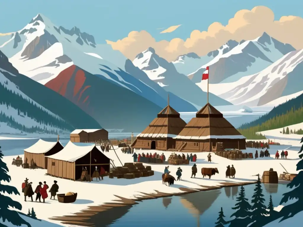 Trading post en Alaska: Aventura del Imperio Ruso y Aleksandr Baranov