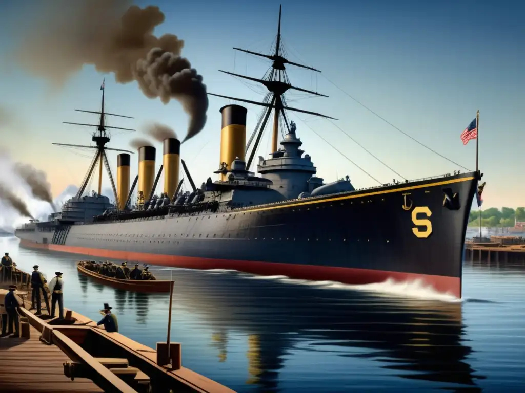 Transformación del USS Merrimack en CSS Virginia durante la Guerra Civil: El Monitor y el Merrimack