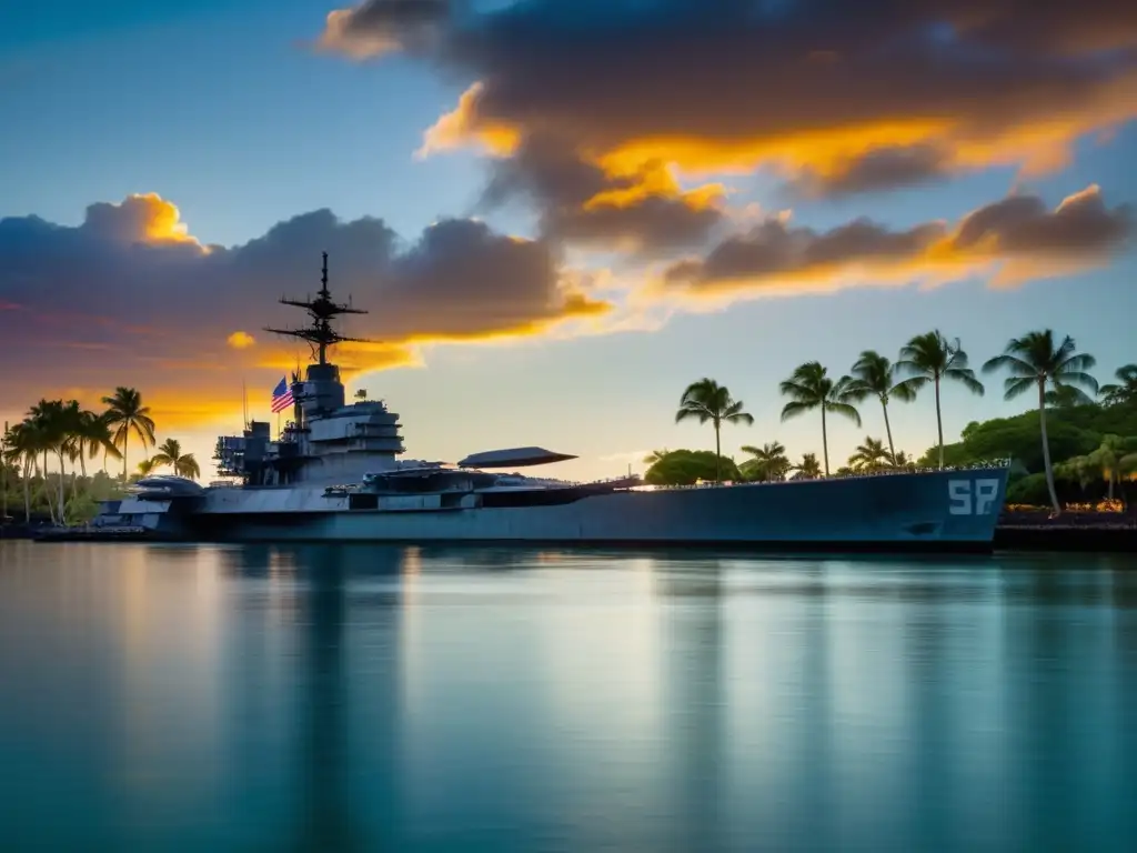 USS Arizona, majestuoso en Pearl Harbor El USS Arizona: Un Viaje al Infame Barco Hundido en Pearl Harbor