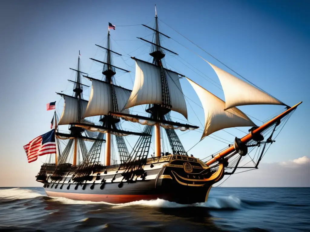 Historia del USS Constitution: majestuosidad y belleza atemporal