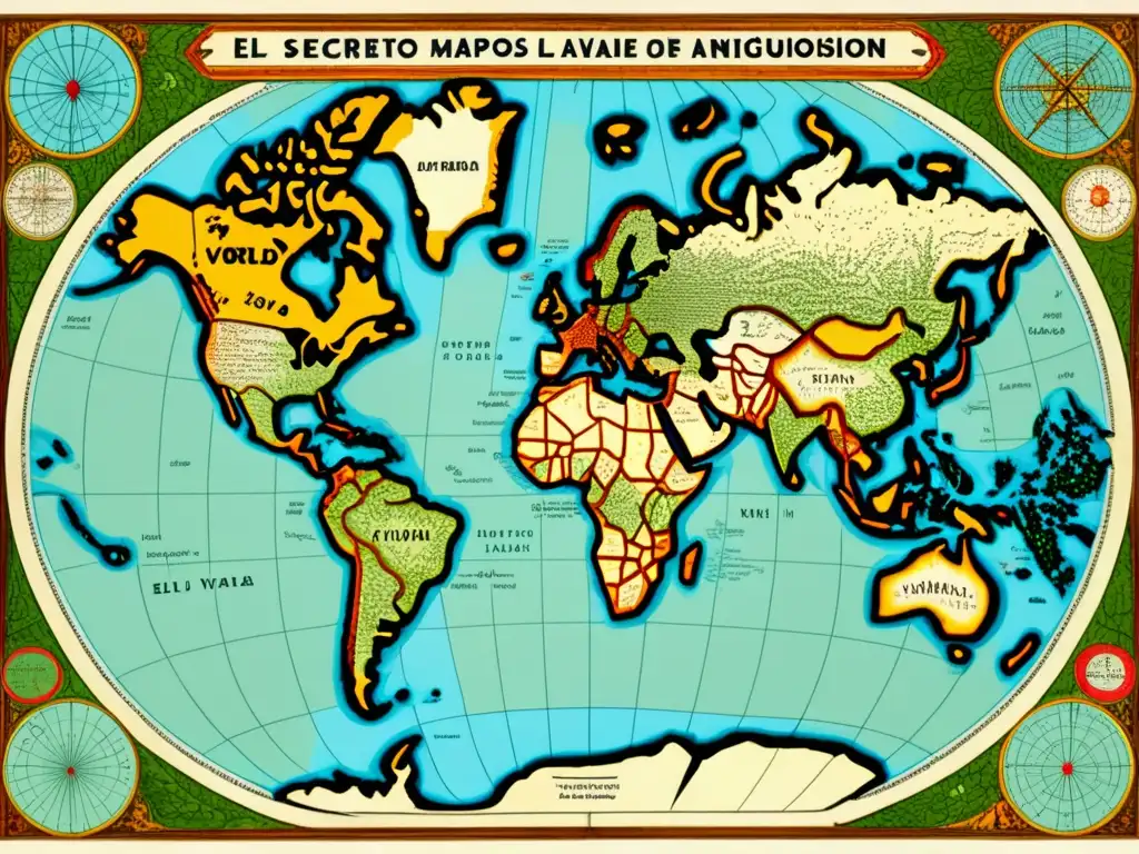 Mapa antiguo: El secreto de la cartografía