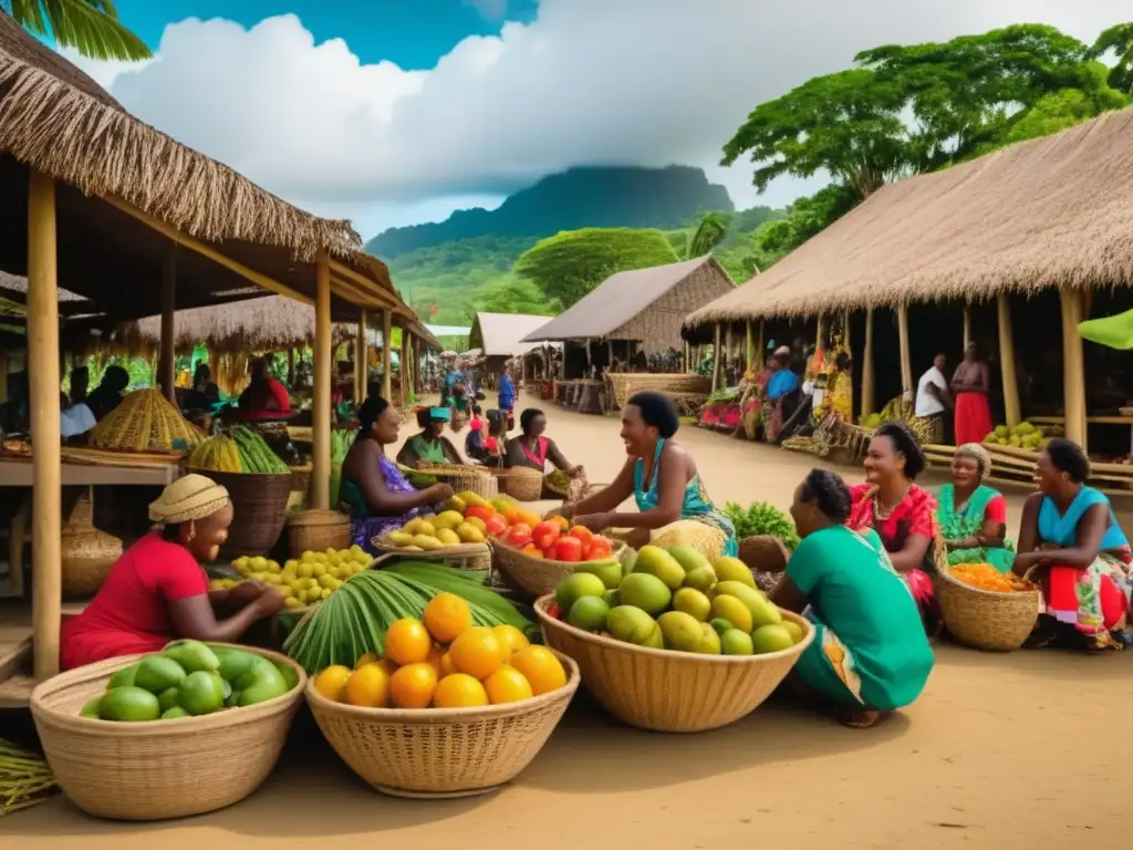 Escena vibrante de la vida diaria en Vanuatu: El intrépido viaje que reveló Vanuatu al mundo