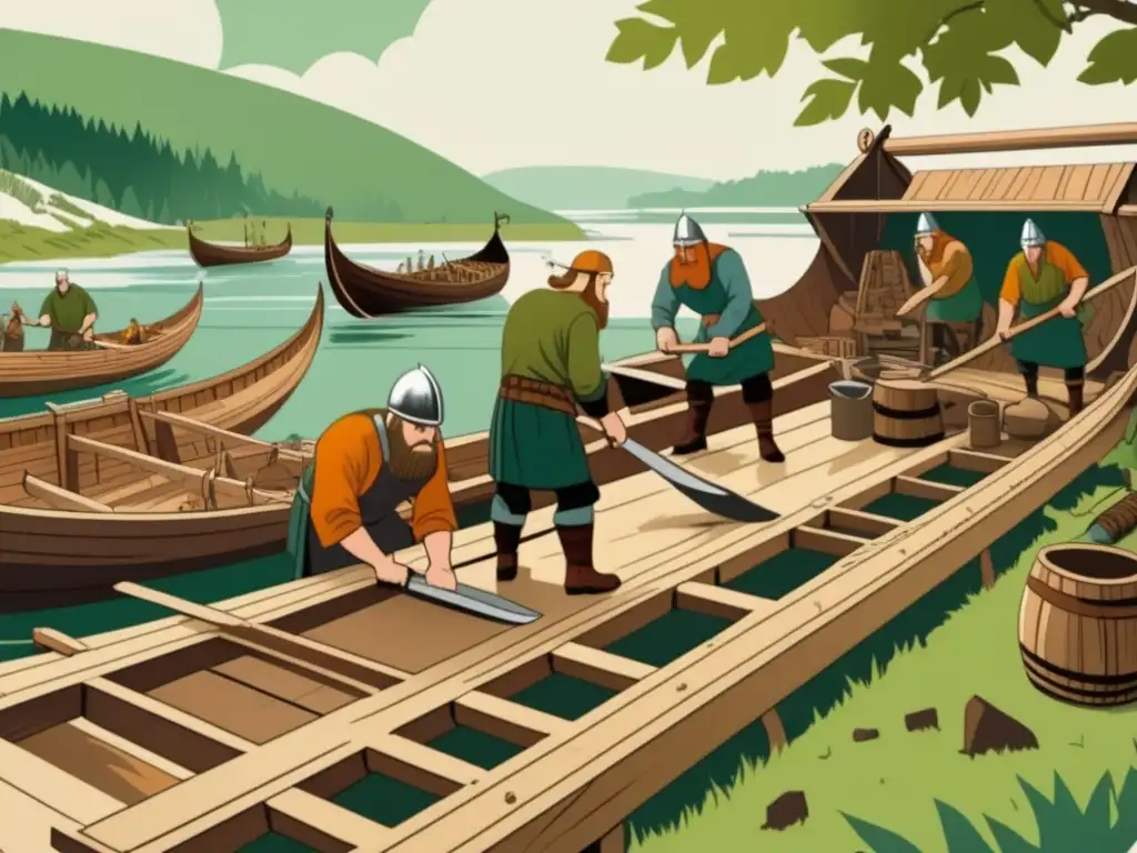 Los Barcos Vikingos: Tradición de Diseño y Construcción