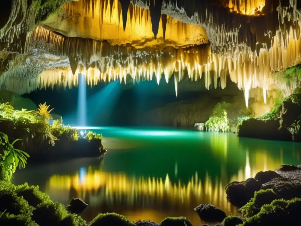 Cueva de Waitomo con gusanos luminosos, espectáculo natural de estalactitas y estalagmitas